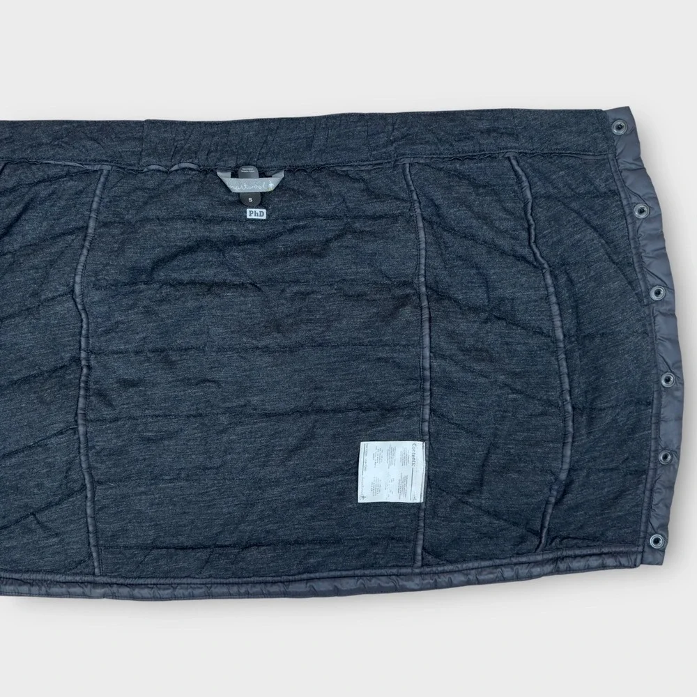 Smartwool‎ Puffer Mini Skirt PhD Smartloft Womens Sz S Black Outdoor Insulated